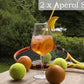Aperol Spritz Prosecco und andere Zutagen im Cocktailbox anbei. 